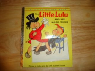 Marges Little Lule and Her Magic Tricks A Little Golden Book 1954