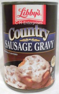 Libbys Country Sausage Gravy 3 Cans 15 Oz