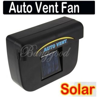 Solar Sun Powered Car Auto Air Vent Cool Cooler Vent Cooling Fan