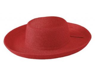 San Diego Hat Co. Womens Paper Braid Hat with3 Brim —