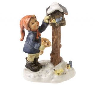 Hummel The Benevolent Birdfeeder Figurine with Backstamp 