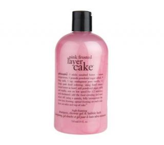 philosophy pink frosted layer cake 3 in 1 bath & shower gel — 