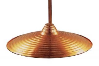 available an exquisite copper shade handcrafted by master coppersmith
