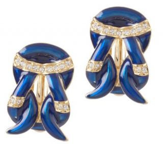 Jacqueline Kennedy Square Knot Design Earrings   J156750