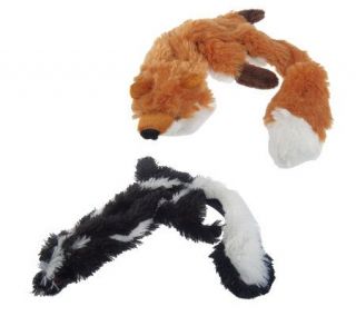 Set of 2 Skinneeez 24 Stuffing Free Dog Toys —