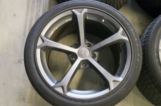  Corvette Grand Sport Competition Grey Take Off Wheels Tires