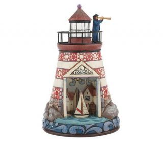 Jim Shore Heartwood Creek Lighthouse Diorama —