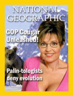  Palin National Geographic Cover Refrigerator Tool Box Magnet