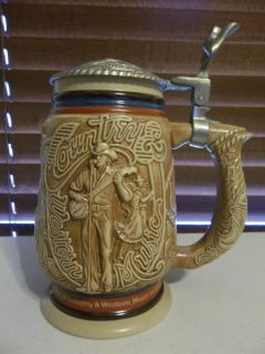 Country & Western Music, Cowboy Avon Collectible Beer Stein Made in