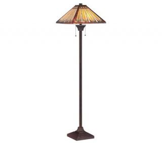 Tiffany Style Tanner Collection 58 1/2 Floor Lamp —