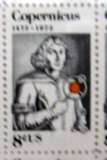 Copernicus 1473 1973 US Postage Stamps Pane of 50 x 8 C