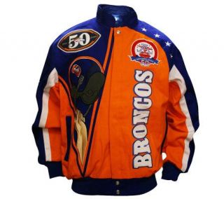NFL Denver Broncos AFL 50th Anniversary Jacket —