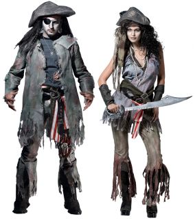Couples Barnacle Bill and SHIP Wreck Sally Adult Costume Scary Party