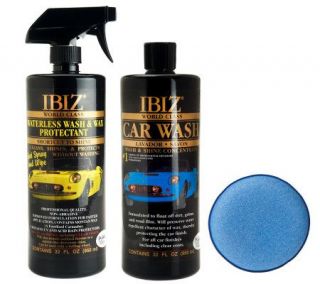 IBIZ Waterless Wash Wax Protectant & World Class Car Wash   V31453