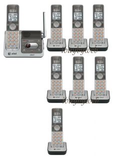 At T CL82401 8 Cordless Phones Talking Caller ID Answer
