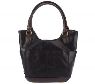 Tignanello Glazed Vintage Leather North/South Shopper   A228861