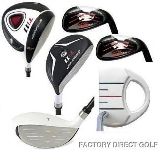 Made 1 Tall Mens Reg Complete Golf Clubs Driver Hybrid Iron Taylor Fit
