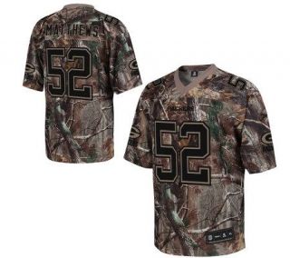 NFL Green Bay Packers Clay Matthews Realtree Replica Jersey — 