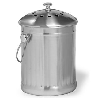 Norpro 1 Gallon Stainless Steel Compost Keeper New