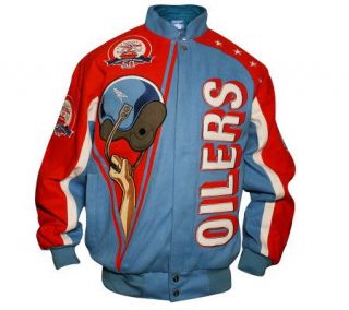 NFL Houston Oilers AFL 50th Anniversary Jacket —
