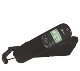 AT&T TR1909B Corded Caller ID Trimline Phone  Black —
