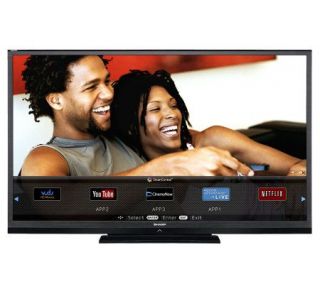 Sharp AQUOS 60 Diag. 1080p LED/LCD 120Hz HDTV w/Internet Apps