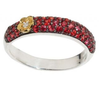 Dweck Diamonds 14K Clad Caroline Red Sapphire Band Ring —