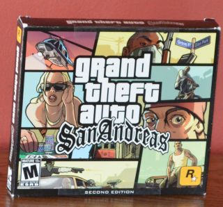 Grand Theft Auto San Andreas GTA SA PC Game Brand New Sealed XP Vista