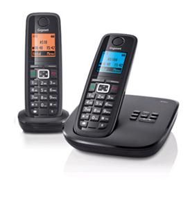 dual handset cordless phones w answering machine new gigaset cordless