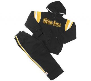 NFL Pittsburgh Steelers Toddlers Hooded Jacketand Pants Set — 