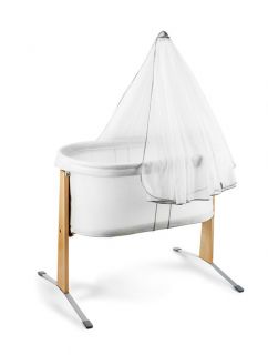 BabyBjorn Cradle Crib Bassinet White Color Canopy Included