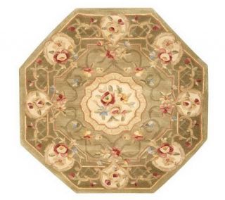 Royal Palace Heirloom Savonnerie 4 Octagonal HandmadeWoolRug