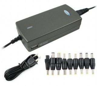 Lenmar 90W Laptop Power Adapter with USB Output, Multiple Tips