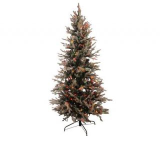BethlehemLights 6.5 Pre lit Hunter Fir Flocked Christmas Tree