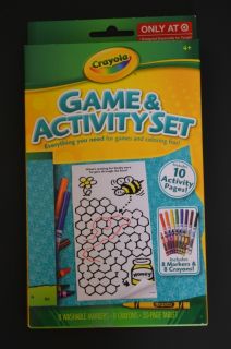Crayola Game Activity Set NIB Great for Travel