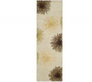 Soho 26 x 14 Abstract Handtufted Wool/Viscose Blend Runner   H178568