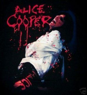 Alice Cooper CD CV Crazy Horse Straight Jacket Shirt LG