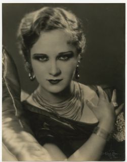 Antique 1920s Helene Costello Vixen Vamp Photograph Smoldering Flapper