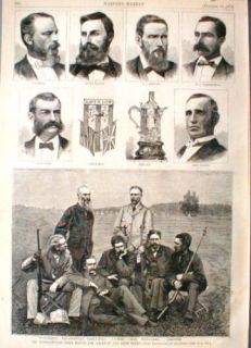 1874 Long Island Creedmoor Rifle Match Rival Teams