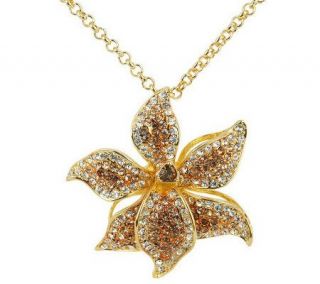 Nolan Millers Outrageous Orchid Pendant with Chain —