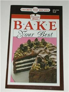 Duncan Hines Bake Your Best Cookbook Favorite Brand Name Oct 1990 Vol
