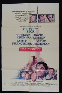 Gregory Peck, Richard Crenna, Gene Hackman. Good condition; faint