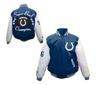 NFL Indianapolis Colts 1X Super Bowl Champion Canvas Jacket — 