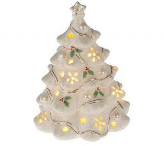 Lenox Seasons Glow Lighted Figural with Gold Tone Accents —