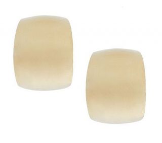 EternaGold Bold Polished Omega Back Hoop Earrings 14K Gold —