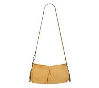 Makowsky Glove Leather Zip Top Convertible Shoulder Bag —