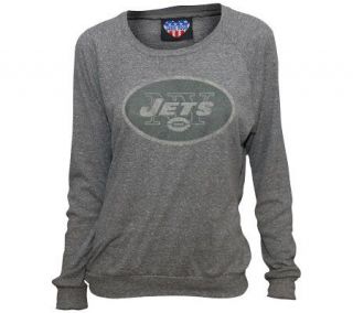 NFL New York Jets Womens Triblend Long SleeveCrew —