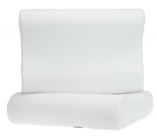PedicSolutions Set of 2 Premium Contour Memory Foam Pillows — 