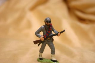 Confederate Crescent City Rifles Tin Toy Soldier Pewter