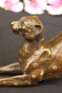 Bronze Lion or Lioness Sculpture Jaguar Cougar Loet Vanderveen